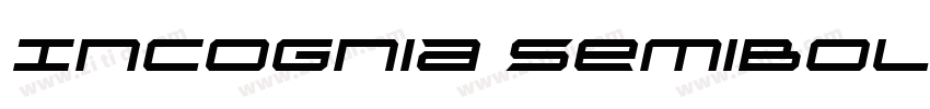 Incognia SemiBold字体转换